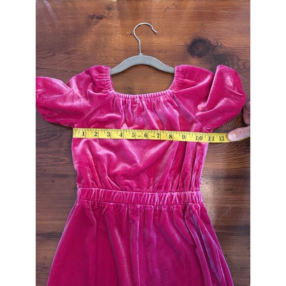 J. Crew Crewcuts Girl's Size 4 Velvet Jumpsuit Romper Pantsuit In Berry $80 NWT - Picture 12 of 13